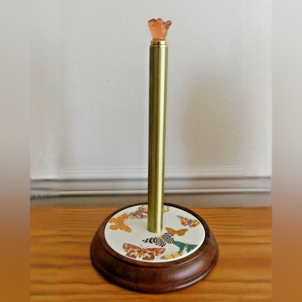 Mackenzie Childs Butterfly paper towel Holder